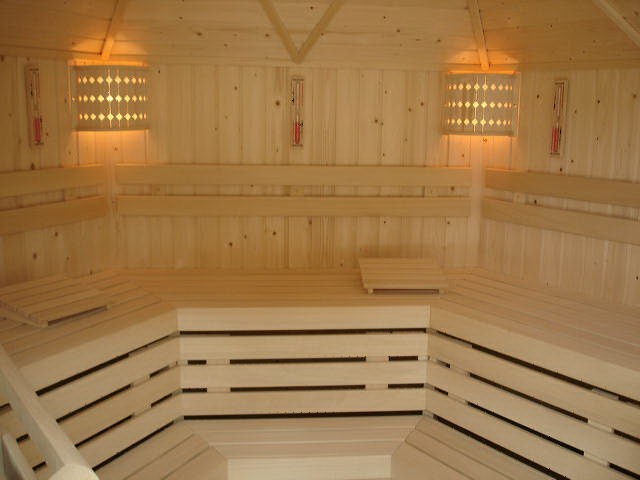 De eerste sauna-kota